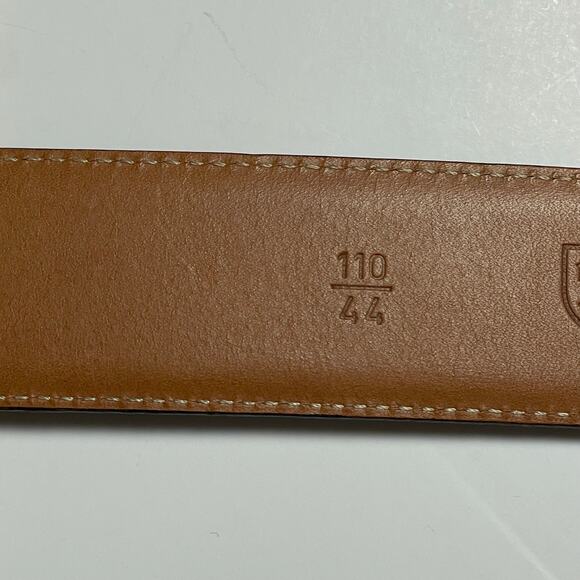 Allen Edmonds Men's Belt – Brown Leather – Size 44 – Style 74047 – Made in USA - Picture 11 of 11